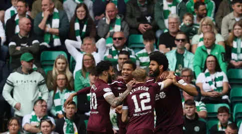 Harts players celebrate (Reuters)