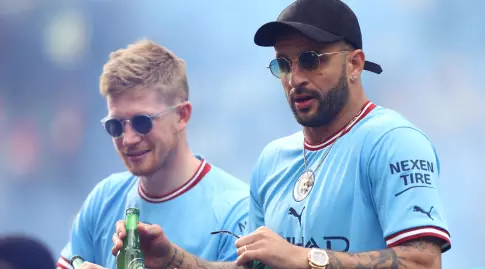 Kyle Walker and Kevin de Bruyne (Reuters)