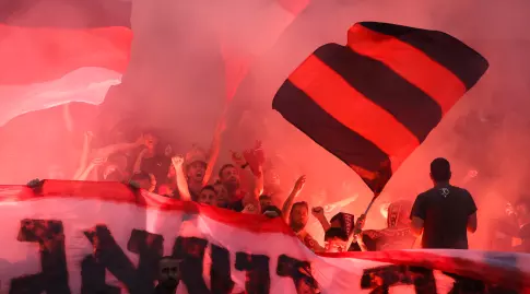 Hapoel Jerusalem fans (Itzik Belnitsky)