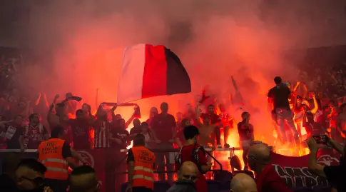 Hapoel Jerusalem fans (Itzik Belnitsky)