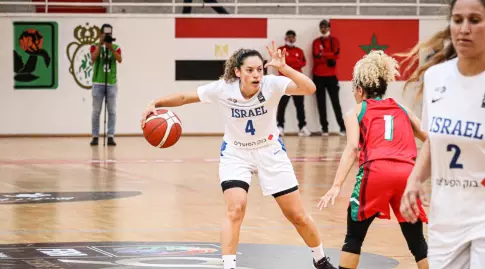נבחרות הנשים של ישראל ומרוקו במשחק ראווה (איגוד הכדורסל)