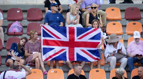 Fans of the British national team (Itzik Belnitsky)